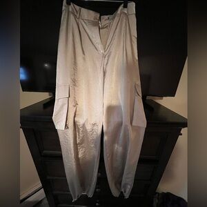 Superdown Shimmering Cream Jumpsuit